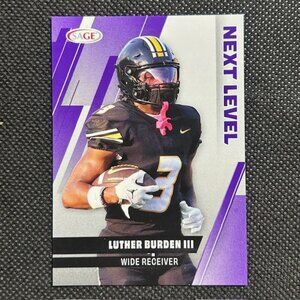 2025 SAGE - Luther Burden III PURPLE Missouri Tigers Next Level #89 RC Rookie